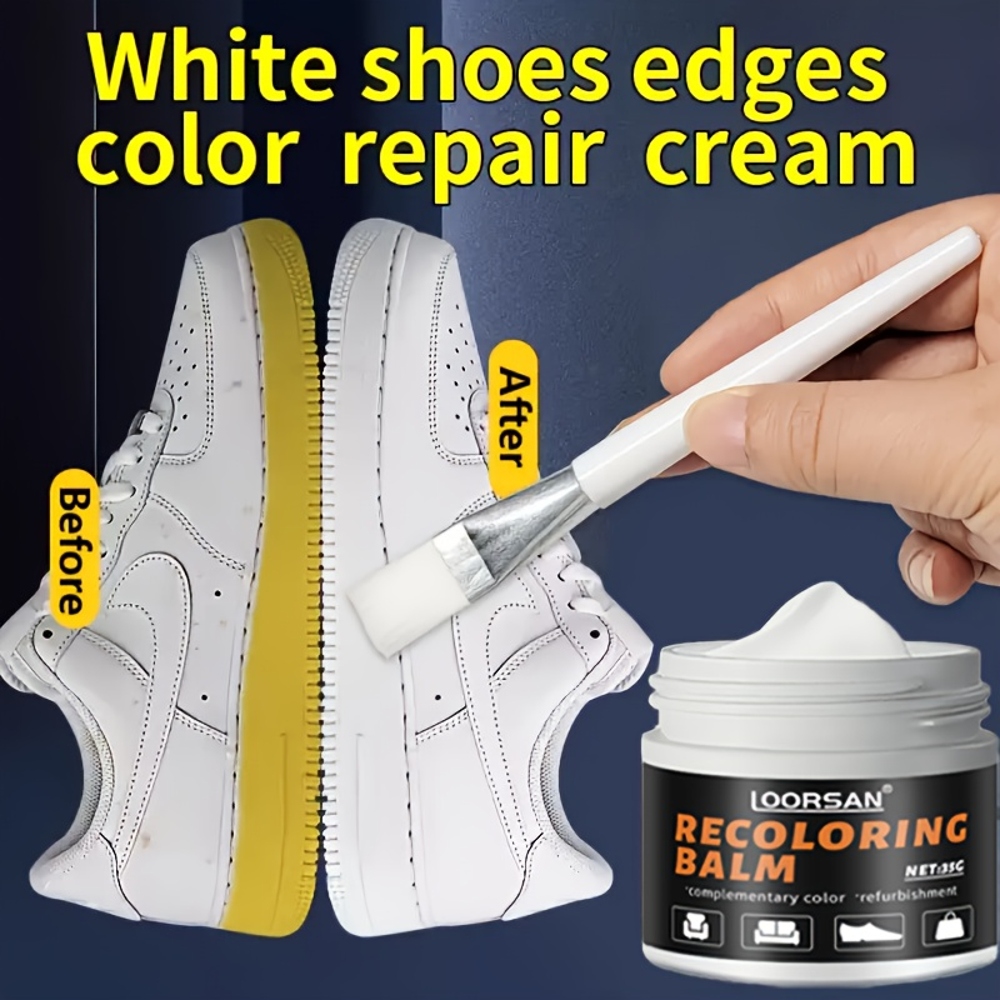 Sneaker Care Cleaning Kit - LOORSAN Nowy Biały Krem do Odnawiania