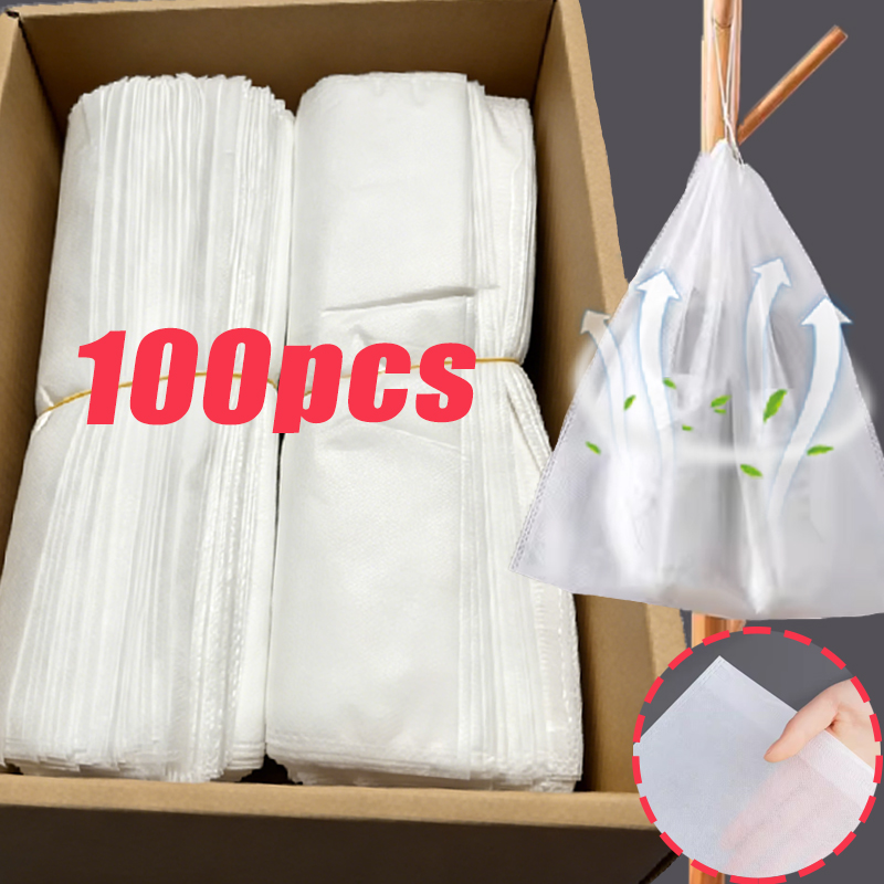 Shoe Bag Dust - 1-100 szt. Worek na buty, biały,