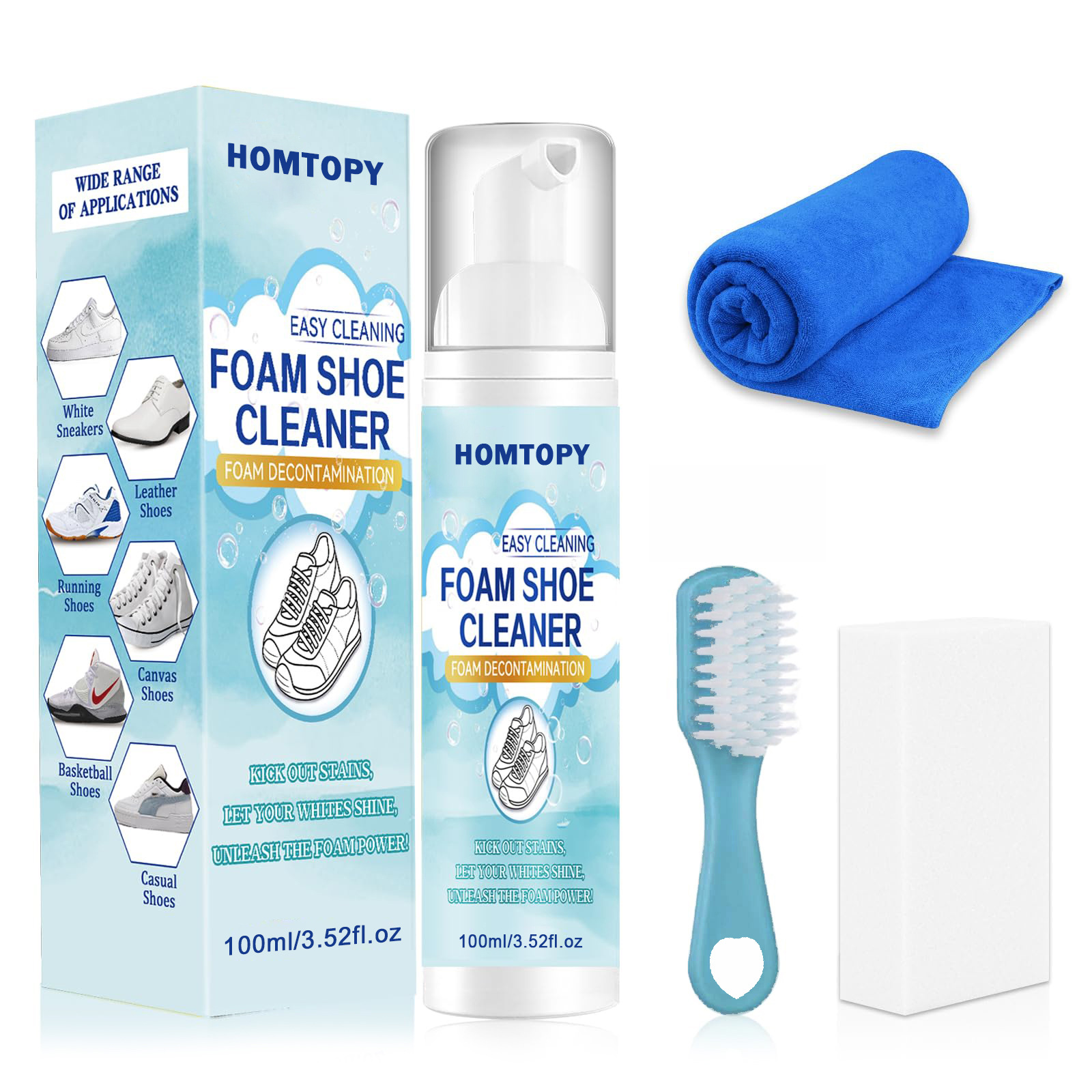 Sneaker Care Cleaning Kit - Zestaw do czyszczenia butów, środek do