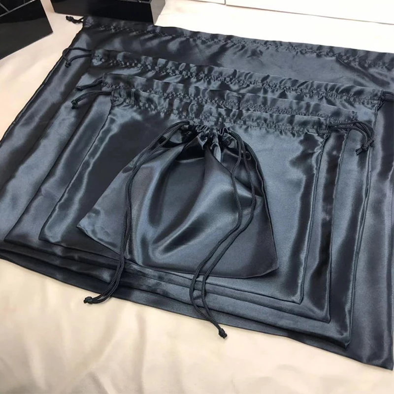 S/M/L/XL/XXL Czarny jedwabny m – Shoe Bag Dust recenzja i cena