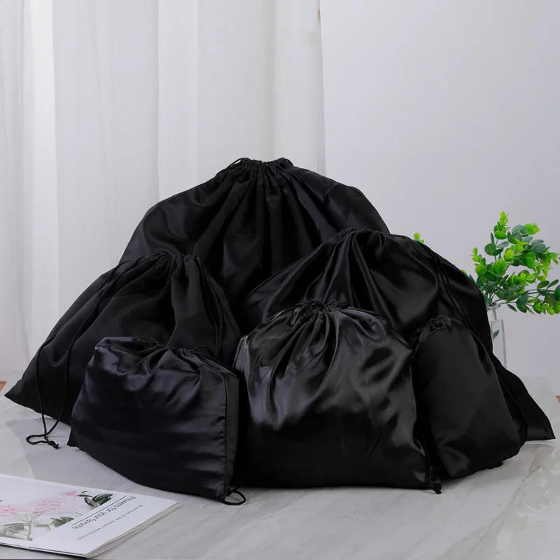 S/M/L/XL/XXL Czarny jedwabny m – Shoe Bag Dust recenzja i cena