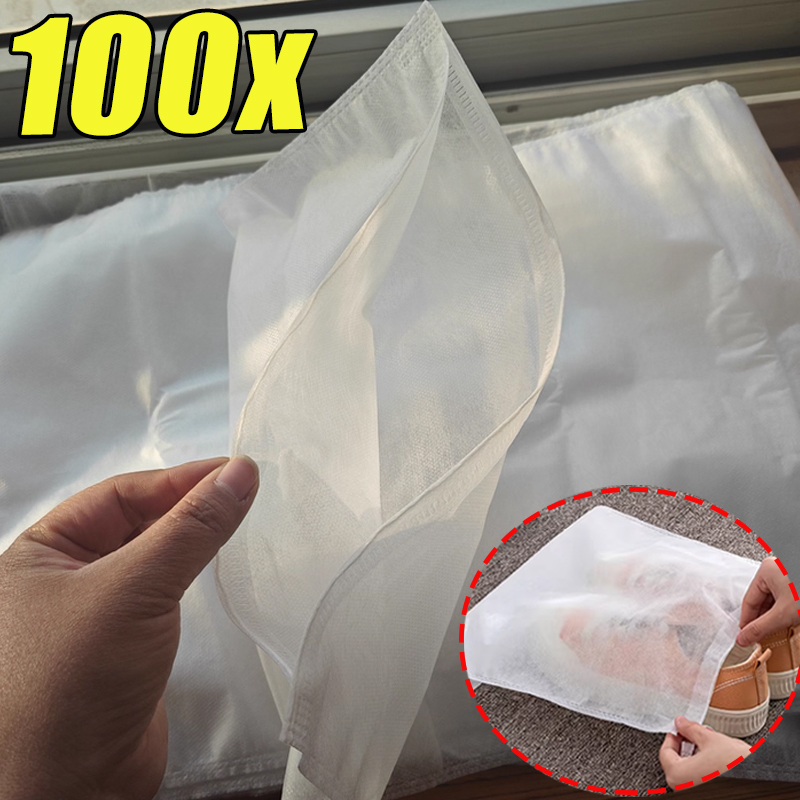 1-100 szt. Worek na buty, biał – Shoe Bag Dust recenzja i cena